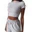 Crop-Top und Shorts für Damen B906 5