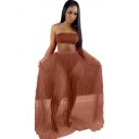 Crop-Top und transparenter Rock für Damen B1265 4