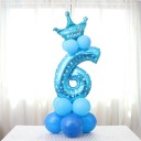 Crown Balloons - Digits 6