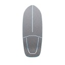 Cruiser skateboard con motivo a righe Lunghezza 78,7 cm Grip antiscivolo Blu-rosa con ruote nere Per città e piste ciclabili 5