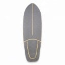 Cruiser skateboard S modrobielym kockovaným vzorom Dĺžka 78,1 cm Protisklzový grip Biely s čiernymi kolesami Na mesto a chodníky 7