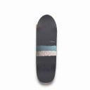 Cruiser-skateboardi S kicktaililla ja 70 mm pyörillä Pituus 78,7 cm Liukumaton grip Harmaansininen oransseilla pyörillä Kaupunkiin ja jalkakäytäville 2