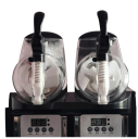 Crushed ice maker 2 x 2 l Crushed ice machine 220V Twee containers 34 x 37 x 44 cm Thuis- en commercieel gebruik Snelle koeling 4