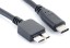 Csatlakozó kábel USB-C 3.1 - Micro USB-B 3.0 M / M 30 cm 2