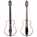 Csendes Utazó Gitár V-glorify Leválasztható Korpusszal 6 Nylon Húrral 20 Fret-tel Szapele Fa Beépített Hangszedővel 101 cm Szürke Szín 1