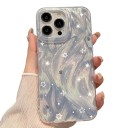 Csillogó gyöngyház hátlap a Samsung Galaxy A35 5G-hez bordázott szélekkel és kamera védelemmel Tartós mobil tok mindennapi használatra 6