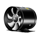Csöves elszívó ventilátor 100x73 mm Fém 20 W 2800 ford./min 140 m³/h Fekete csendes csőventilátor Fürdőszoba WC Szellőztető berendezés 1