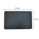 Csúszásgátló autós pad a műszerfalra, 20 x 13 cm, PVC anyag, fekete telefon- és apró tárgytartó 3
