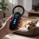Čtečka mikročipů zvířat Fonkan S70 USB Paměť 500 záznamů FDX-B a EMID ISO 11784/85 Displej 3,66 cm Černá Pro psy a kočky 4