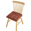 Čtvercový měkký sedací polštář 38 × 38 × 6 cm 3D strukturovaný podsedák na židli, stoličku i podlahu pro pohodlné sezení 5