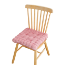 Čtvercový měkký sedací polštář 38 × 38 × 6 cm 3D strukturovaný podsedák na židli, stoličku i podlahu pro pohodlné sezení 3