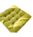Čtvercový prošívaný polštář na sezení 45 × 45 cm výplň PP bavlna silný sedací polštář pro jógu meditaci i podlahové sezení 6