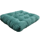 Čtvercový prošívaný polštář na sezení 45 × 45 cm výplň PP bavlna silný sedací polštář pro jógu meditaci i podlahové sezení 5