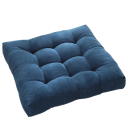 Čtvercový prošívaný polštář na sezení 53 × 53 cm výplň PP bavlna silné polstrování podsedák na podlahu jóga relaxace 6