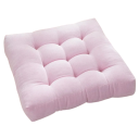Čtvercový prošívaný polštář na sezení 53 × 53 cm výplň PP bavlna silné polstrování podsedák na podlahu jóga relaxace 11