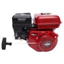 Čtyřtaktní benzínový motor 7,5 HP / 3000W, objem 212 cm³, jeden válec Vzduchové chlazení OHV, 3600 ot./minutu červeno-bílý 2