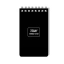 Cuaderno de bolsillo A7 12,7 x 7,65 cm 80 páginas Lista de tareas Encuadernación en espiral Regla Parte trasera 2