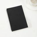 Cuaderno espiral estilo retro Bloc de notas con hojas en blanco para dibujar, escribir y bocetar 6