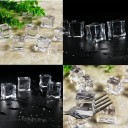 Cube de glace artificiel décoratif 5 pcs 3