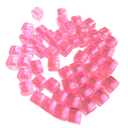 Cubes décoratifs 50 pcs 8 × 8 × 8 mm Cubes acryliques transparents de différentes couleurs Jeu de puzzle logique décoration 3