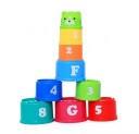 Cubes empilables avec lettres et chiffres 3