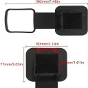 Cubierta de goma universal en la bola de remolque de 2 pulgadas adecuada para SUV, camionetas y turismos sin necesidad de montaje 3