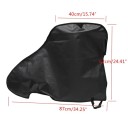Cubierta de PVC impermeable para enganche de caravana negra 870x620mm cubierta protectora contra lluvia, nieve, polvo y radiación UV 4