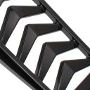 Cubierta lateral del radiador con lamas de ventilación negra brillante de ABS para Harley Davidson Softail Breakout Fat Bob 2018–2022 2