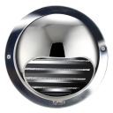 Cubierta redonda de ventilador 100 mm 14x4,4x9,8 cm Acero inoxidable Rejilla de ventilación impermeable Extractor de pared Sellado contra la humedad y plagas 3