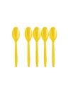 Cubiertos de plástico desechables Cucharas para fiestas de cumpleaños servicio de mesa Cubiertos de plástico para postres catering atrezzo para fotografía 4
