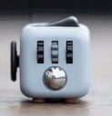 Cubo antiestrés para mantener ocupas las manos inquietas Botones y ruedas para hacer clic y girar Herramienta para relajarse en el trabajo 4