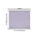 Cubo de basura impermeable para coche, 27 x 26 cm, bolsa de cuero para colgar con luz LED, soporte magnético, bolsillo de almacenamiento 5