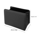 Cubo de basura para automóvil, caja de almacenamiento para puerta de automóvil, respaldo plegable, bolsa de almacenamiento colgante, caja de almacenamiento, productos para el interior del automóvil 3