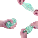 Cubo de gel antistress oceânico 4,5 cm brinquedo macio TPR transparente com decoração ferramenta de relaxamento para a mão 2