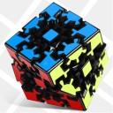 Cubo logico con ingranaggi Rompicapo rotante 3D 3x3 per allenare il pensiero e la creatività spaziale Plastica ABS Dimensioni 6 x 6 x 6 cm 2