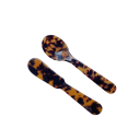 Cucchiaino da dessert e coltello per marmellata Set di stoviglie eleganti Cucchiaino da caffè e tè per dolci gelati dessert Set 4