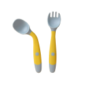 Cuchara de silicona para bebé con tenedor 2 uds. 5