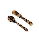 Cucharas de postre y cuchillo para mermelada Utensilios de cocina elegantes Cucharas de café y té para pasteles helados postres Juego de servicio 10