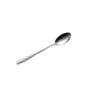 Cucharita de acero inoxidable Cucharita de postre elegante para café, té y postres Cucharita estilosa para la cocina cubiertos de mesa modernos 2