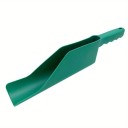 Cucharón flexible para limpieza de canalones 43 x 8 x 9,5 cm herramienta manual verde para eliminar hojas y suciedad del techo 1
