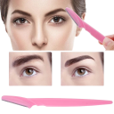Cuchilla para cejas 15 cm Set de 10 unidades Afeitadora portátil para el rostro Afeitado detallado suave de vellos Herramienta cosmética precisa 2