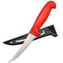 Cuchillo de deshuesar de cocina 12,7 cm Acero inoxidable Mango rojo Cuchillo de chef profesional para deshuesar carne 2