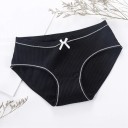 Cuecas de algodão para senhora com laço 1