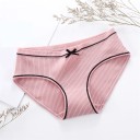 Cuecas de algodão para senhora com laço 3
