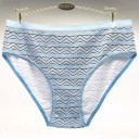 Cuecas femininas com padrão zig zag - 4 unidades 2