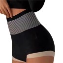 Cuecas modeladoras femininas de cintura alta Sem costura roupa modeladora Cuecas para firmar a barriga e os quadris Cuecas elevadoras de rabo 1