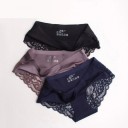 Cuecas sexy para senhora com renda - 3 pcs 1