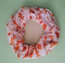 Cuello de invierno para niña con estampado de zorros J3142 4