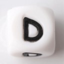 Cuentas de alfabeto de silicona - 100 uds. 7