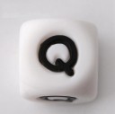 Cuentas de alfabeto de silicona - 100 uds. 20